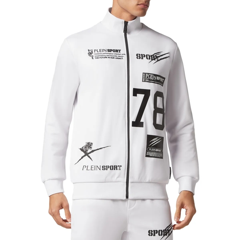 Plein Sport Jogginghose Jogginganzug Multilogo weiss(Image 3)