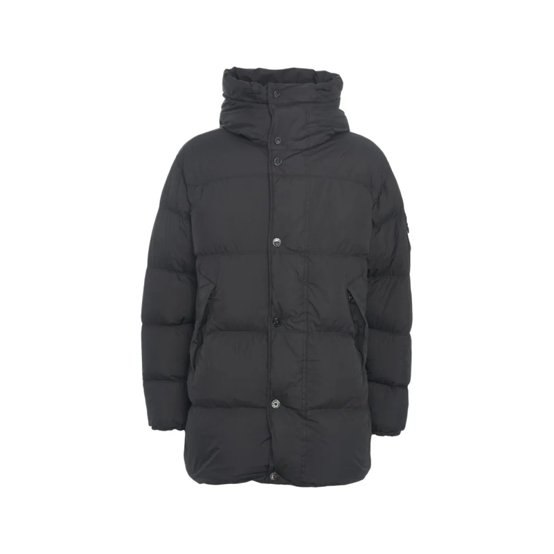 Stone Island Daunenjacke Quilted Down Jacket Black