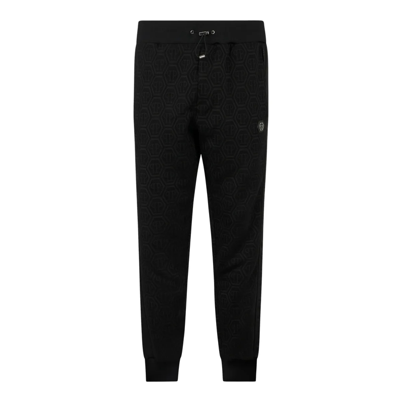 Philipp Plein Jogginghose Composed Jogger Pants Monogram Monogram schwarz