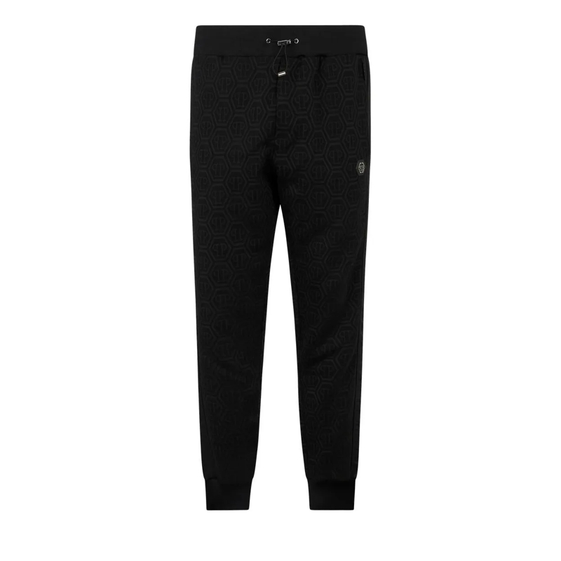 Philipp Plein Jogginghose Composed Jogger Pants Monogram Monogram schwarz