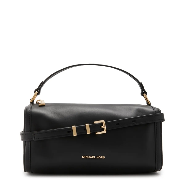 Michael kors black leather bags sale