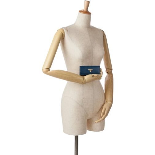 Prada Kartenhalter Saffiano Key Holder blau (Image 10)