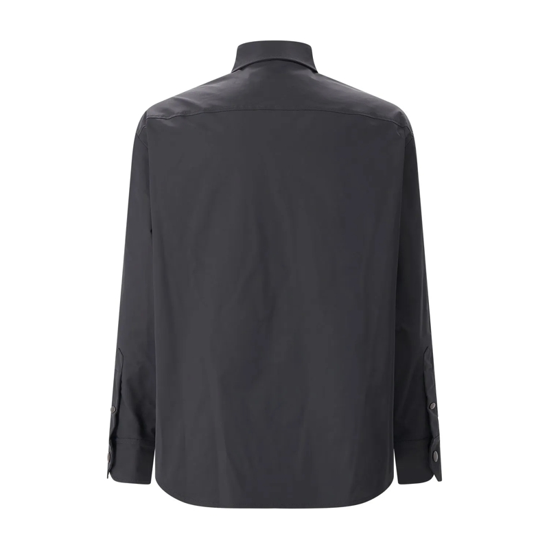 Valentino Garavani Hemd Overshirt mit Logo schwarz(Image 3)