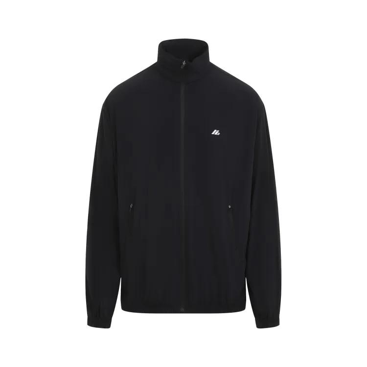 Balenciaga - Windbreaker Black Polyamide Coat - Größe 46 - schwarz