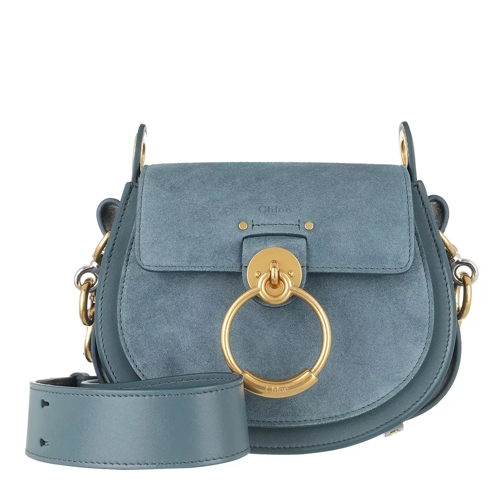 Chloé Tess Shoulder Bag Small Mirage Blue Crossbody Bag