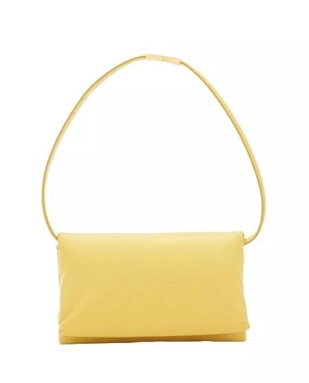 Marni Shopper - Yellow Soft Smooth Leather Bag - Gr. unisize - in Gelb - für Damen