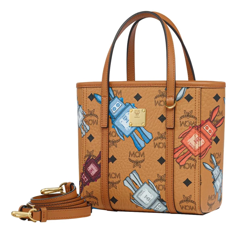 MCM Shopper Mcm Toni Vi Shopper Mni Co Cognac(Image 2)
