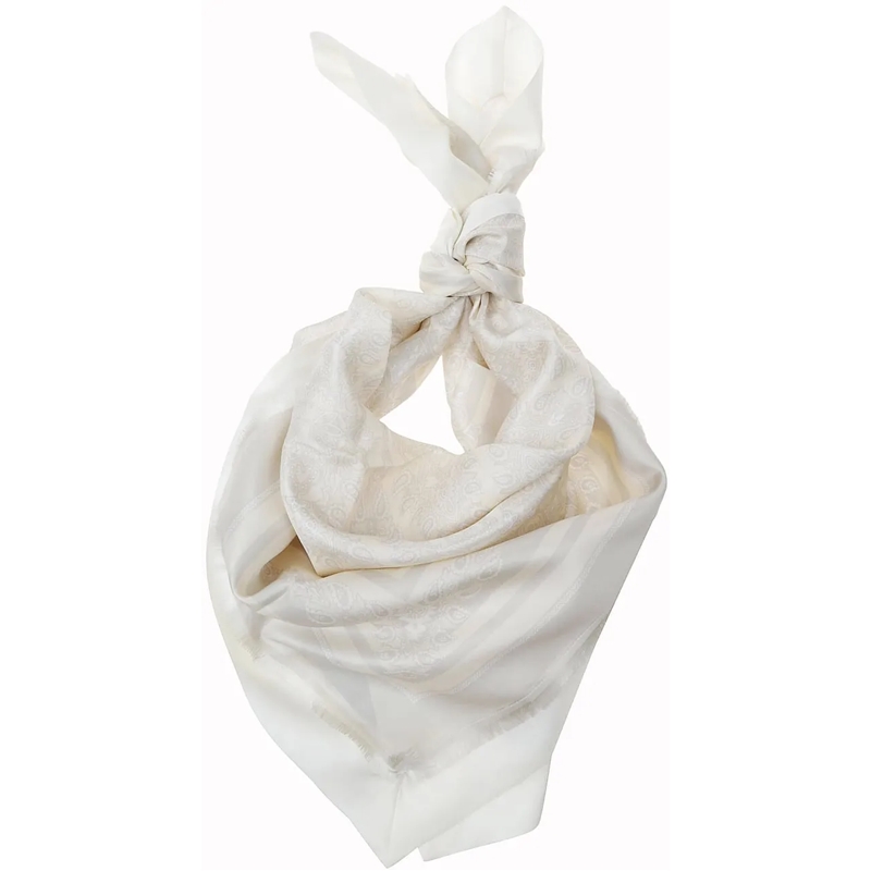 Etro Écharpe en laine Norma Foulard Pink & Purple rose