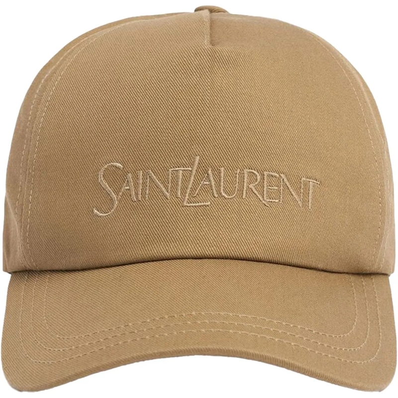 Saint Laurent T-Shirt Saint Laurent Cotton Baseball Cap beige