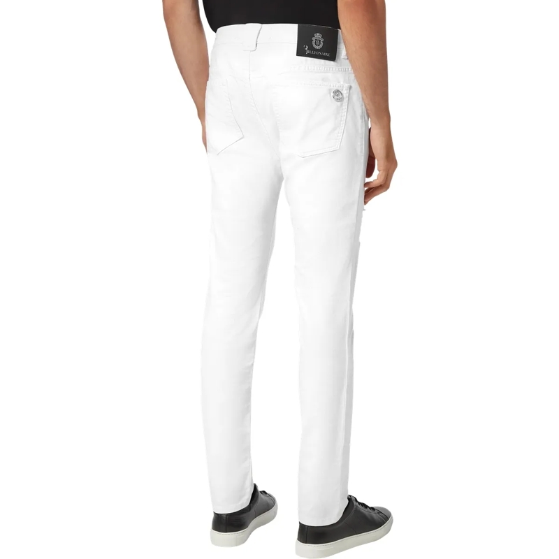 BILLIONAIRE Jeans Jeans Slim Fit Double B weiss(Image 2)