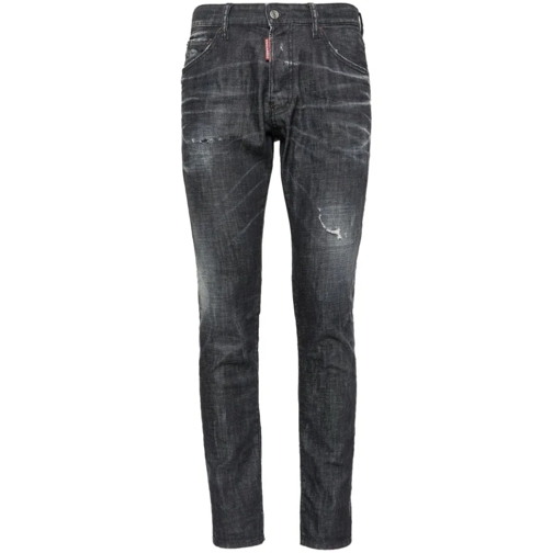 Dsquared2 Slim-Fit Cropped Jeans Black Jeans