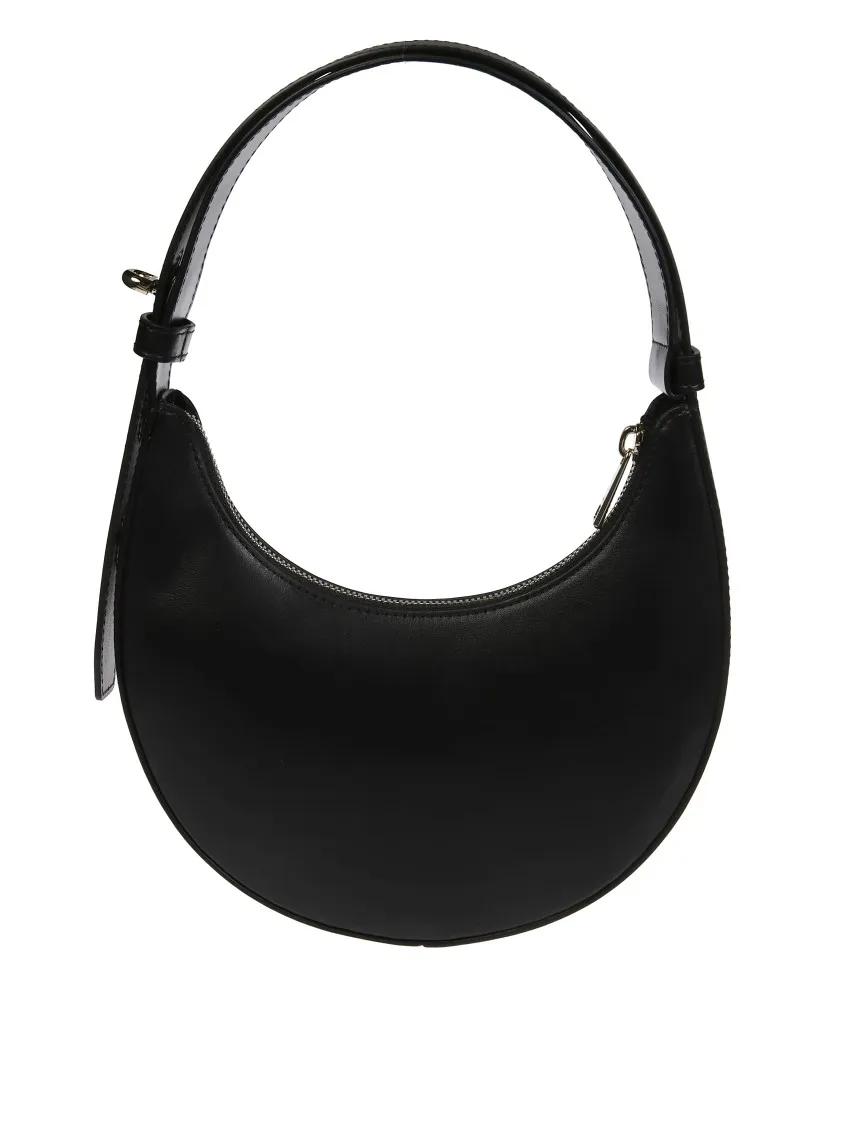 Furla Hobo bags Curved Silhouette Mini Shoulder Bag in zwart