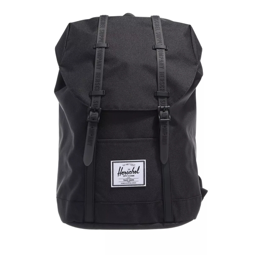 Herschel Retreat Backpacks Black/Clear Rubber Rucksack
