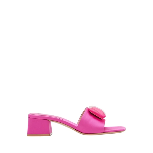 Gianvito Rossi Sandale 45Mm Satin Sandals Pink