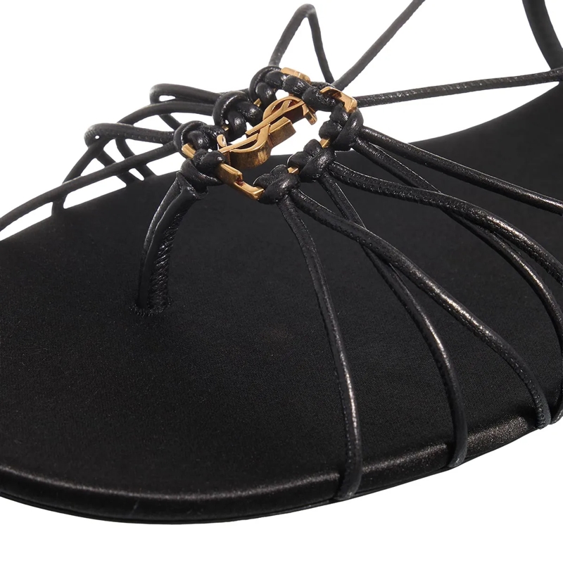 Saint Laurent Römersandalen Babylone Sandal Nero(Image 5)