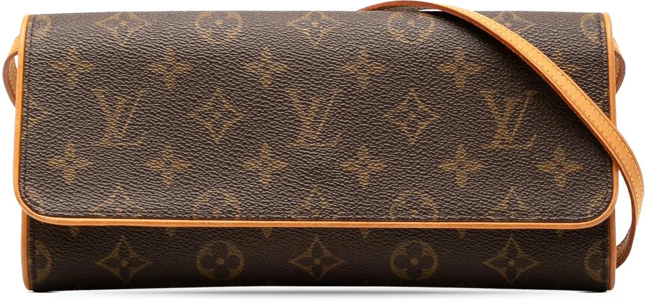 Louis Vuitton Hobo Bags - Monogram Pochette Twin GM - Gr. unisize - in Braun - für Damen