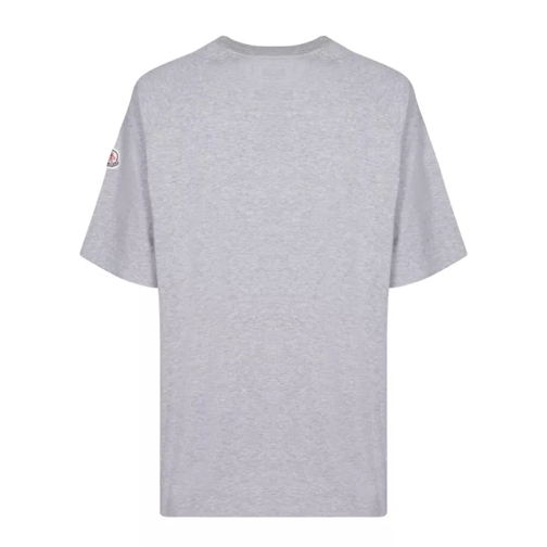 Moncler Grey Cotton T-Shirt Grey 