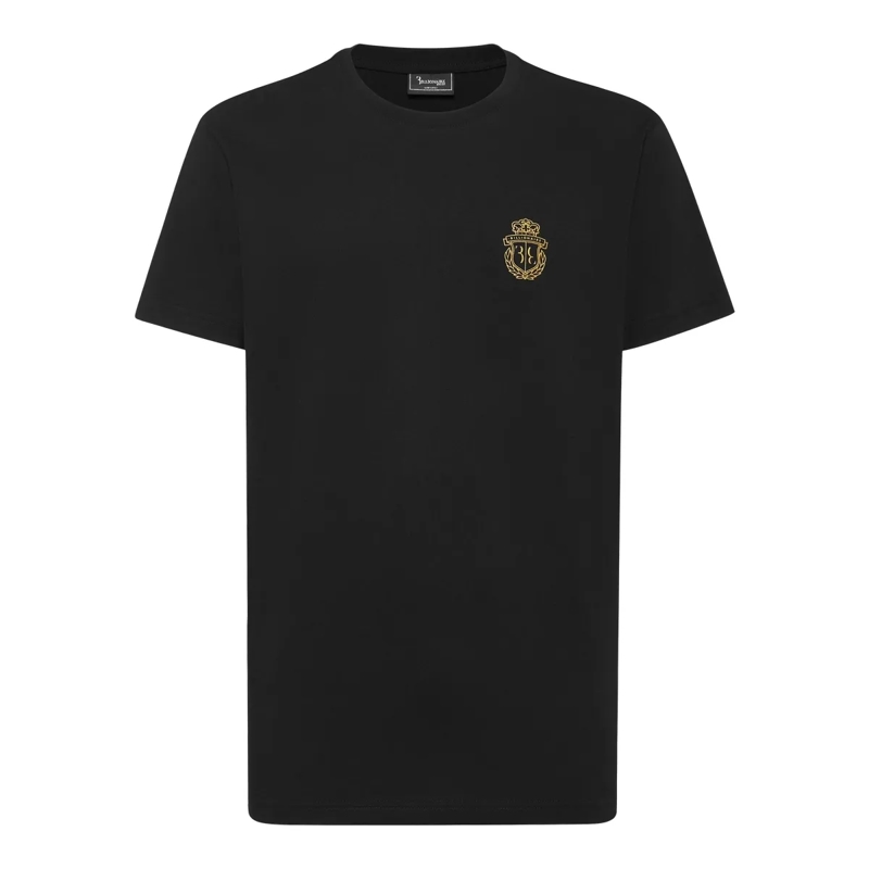 BILLIONAIRE T-Shirt T-Shirt Rundhalsausschnitt Ss Crest schwarz