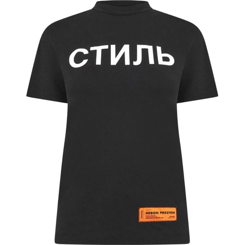 Heron Preston T-shirts Ctnmb Logo T-shirt schwarz