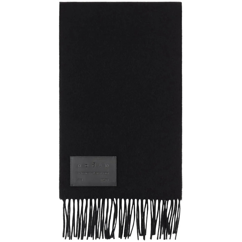 Hogan Wollschal Scarfs Black schwarz
