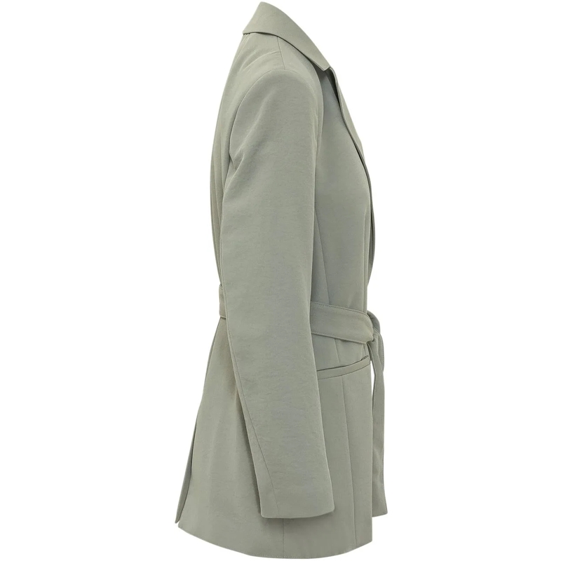 Calvin Klein Blazer Blazer con Cintura e Rever grün(Image 3)
