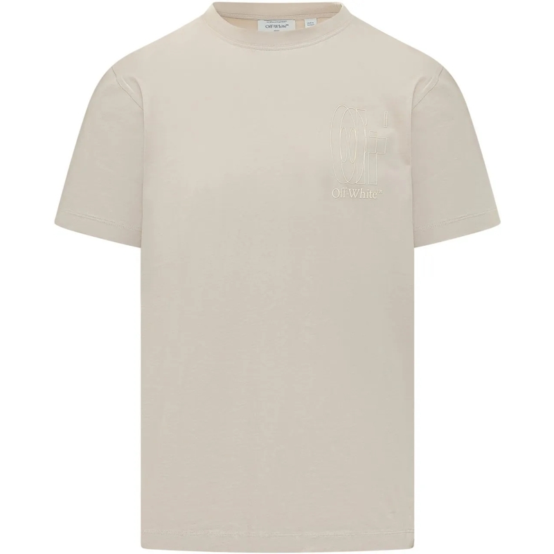 Off-White T-shirt T-shirt con Stampa Frontale weiß