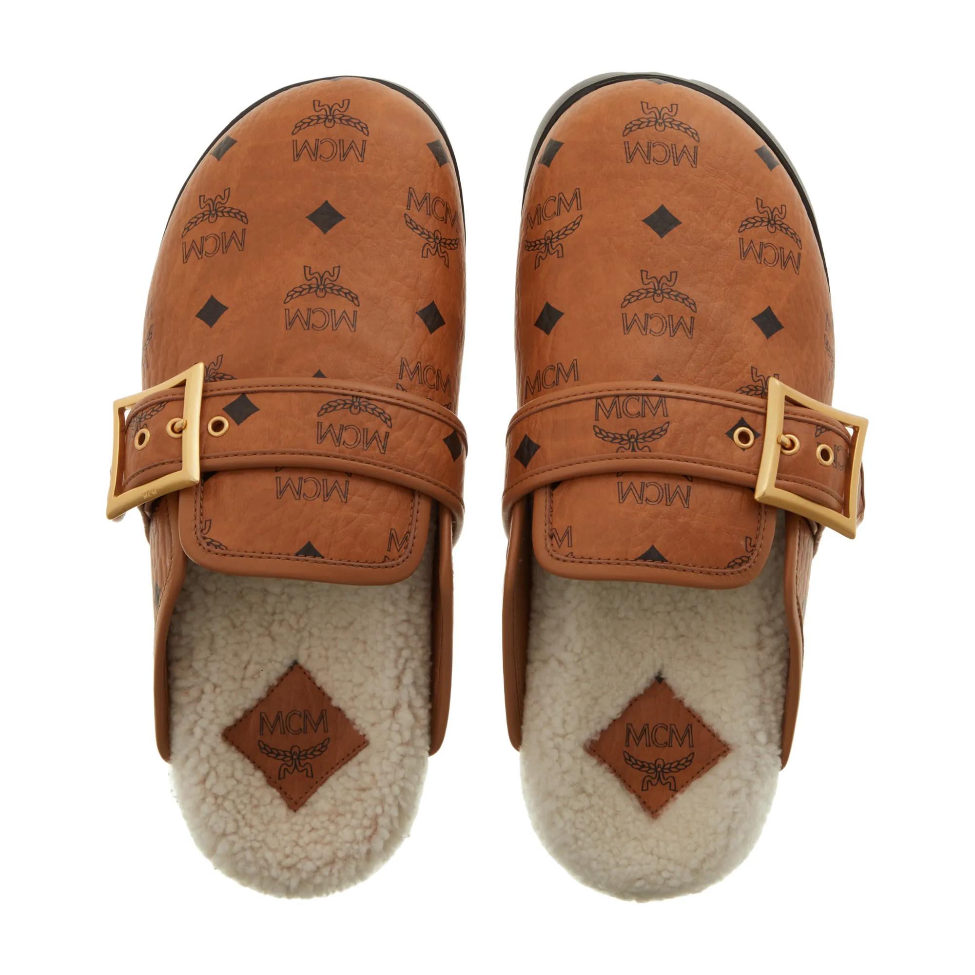 Thumbnail - MCM Loafer - U Mcm l Vst Flat Mules - Gr. 37 (EU) - in Cognacbraun - für Damen