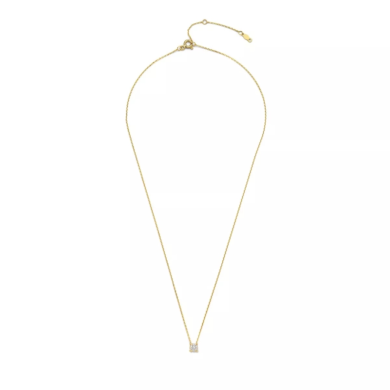 Isabel Bernard Mittellange Halskette De la Paix Hanaé 14 karat necklace | diamond 0.08  Gold