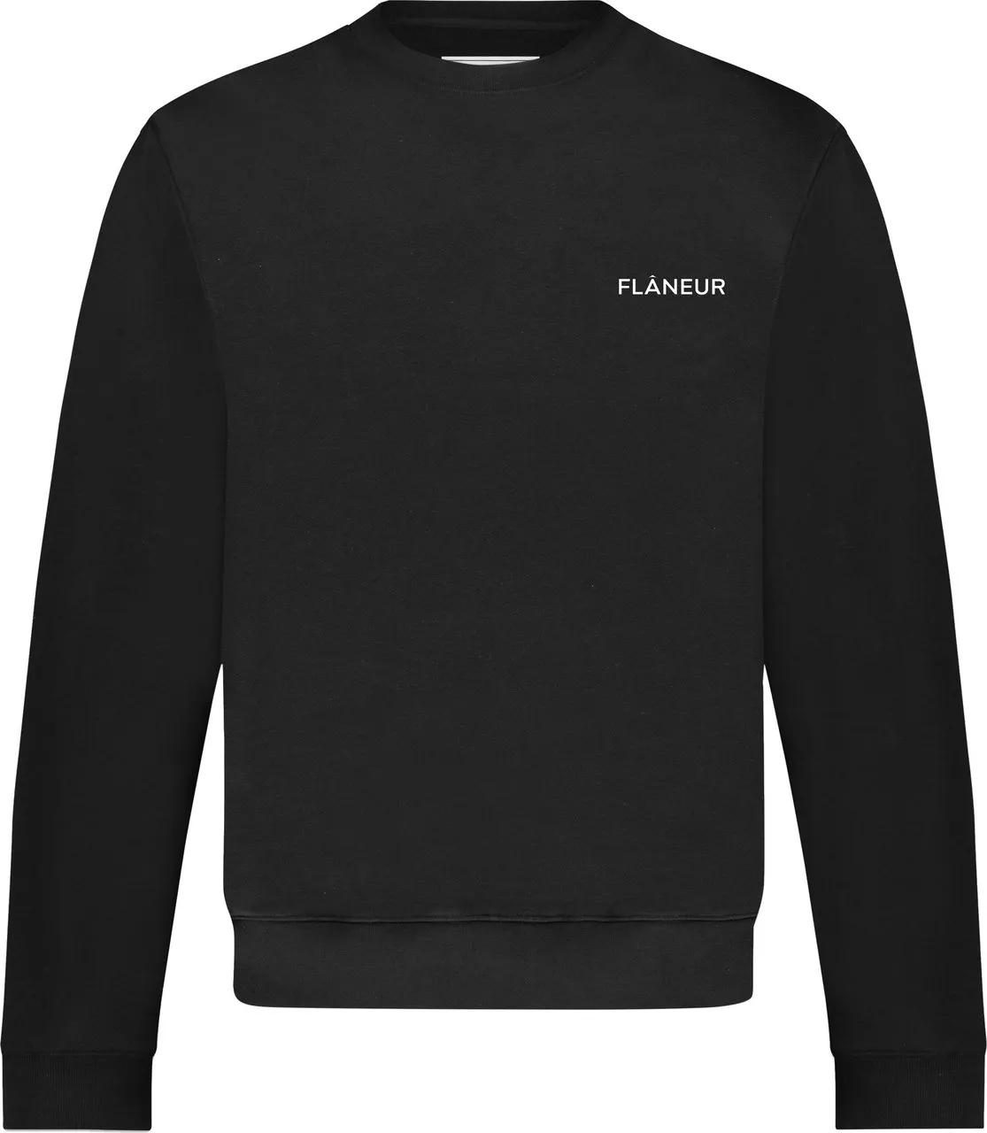 Thumbnail - Flâneur - Logo Sweater  Black - Größe XL - schwarz