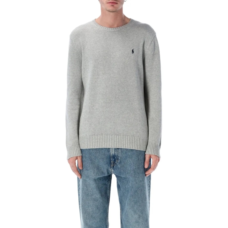 Polo Ralph Lauren  Classic Cotton Pony Jumper Grey