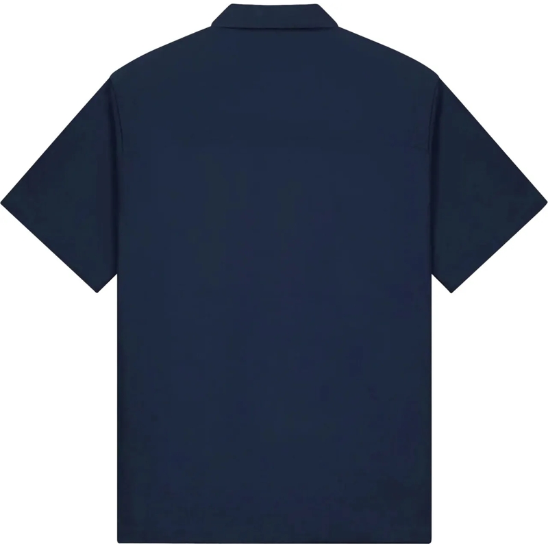 ØLÅF Legeres Oberteil Olaf Seersucker Camp Shirts Korte Mouw Overhemden  blau(Image 2)