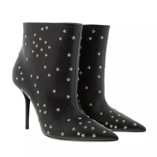 Saint Laurent Pierre 95 Star Ankle Boot Leather Black Ankle Boot