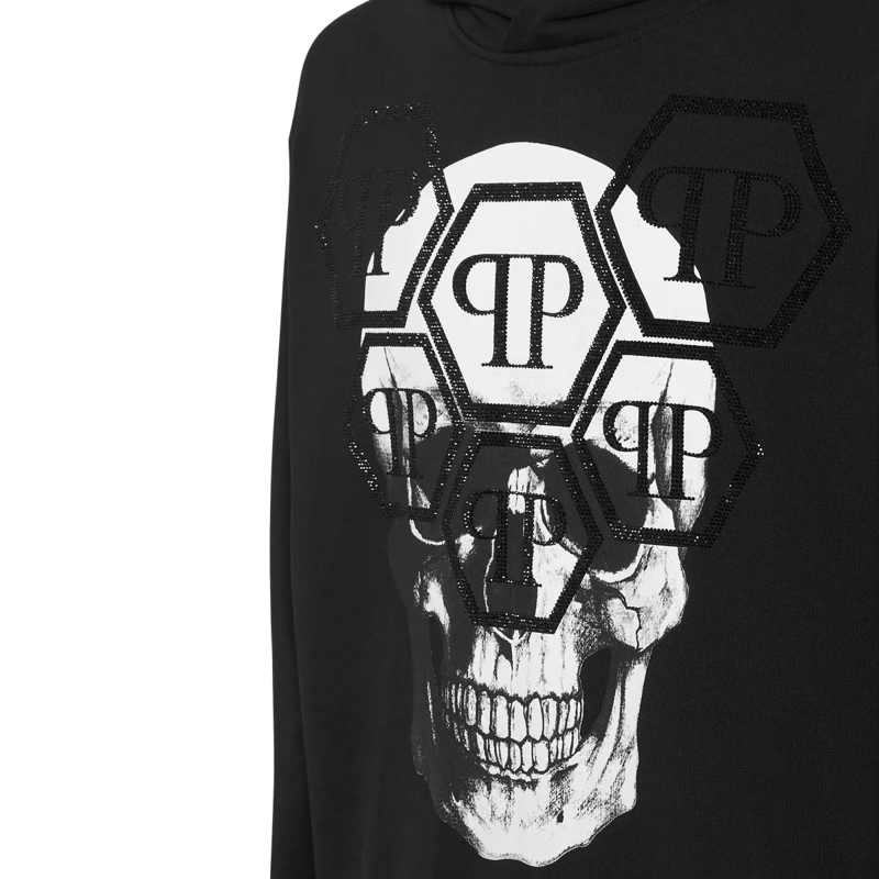 Philipp Plein Top Hoodie Skull schwarz(Image 2)