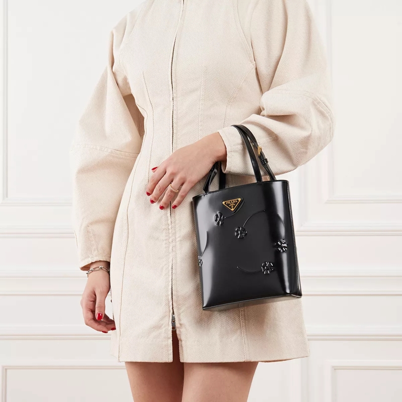 Prada Tote Spazzolato F0002 nero(Image 3)