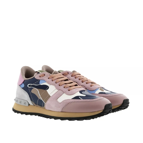Valentino Garavani Camouflage Capsule Sneaker Pink/Multi låg sneaker