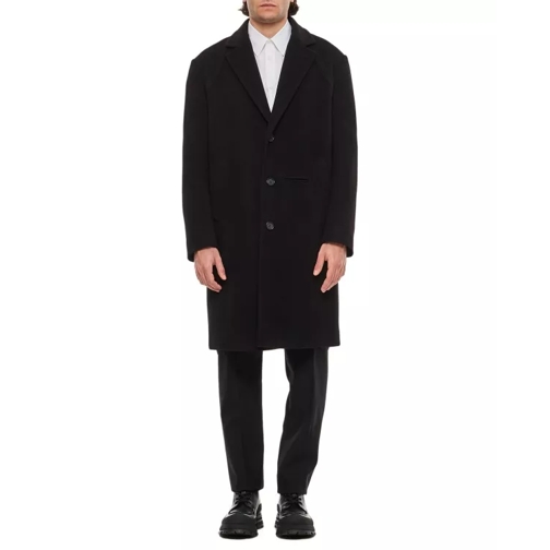 Alexander McQueen Wool Overcoat Black 