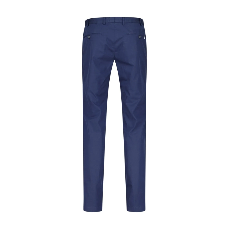 Hiltl Freizeithose Slim-Fit Hose aus Baumwoll-Mix Dunkelblau(Image 4)