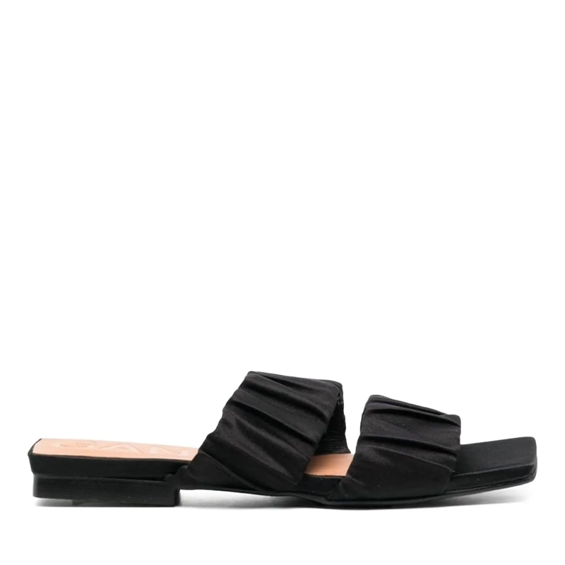 GANNI Low-Top-Sneaker Smock Flat Sandals schwarz