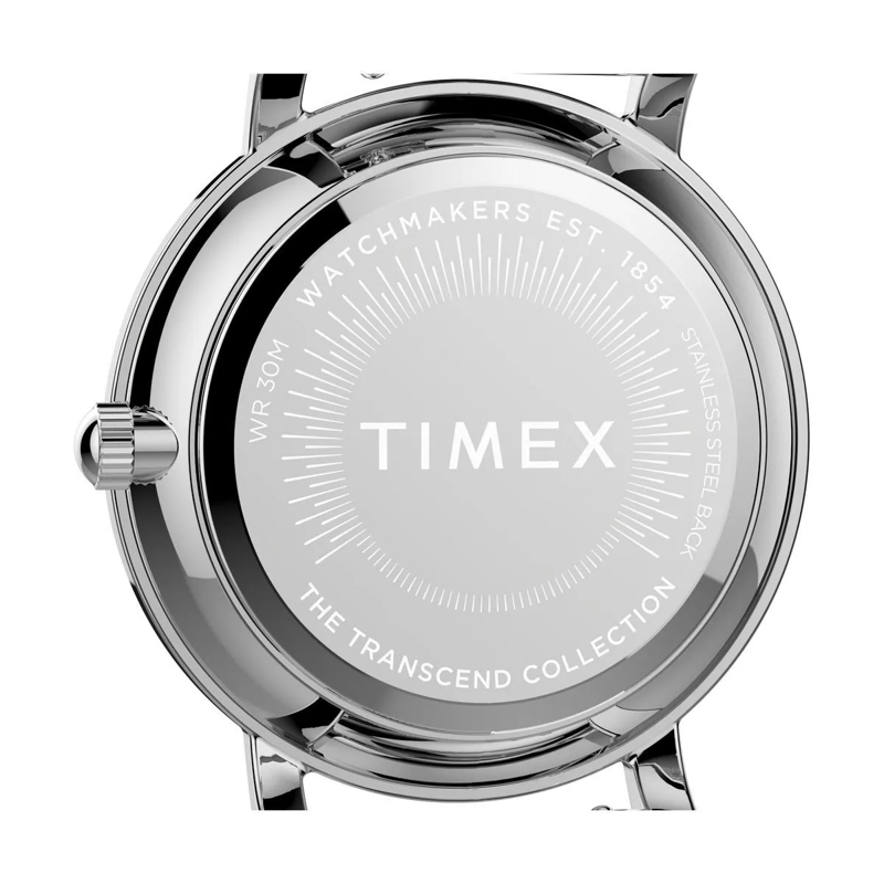 Timex Automatikuhr Quarz-Analoguhr Transcend City Collection silber (Image 4)