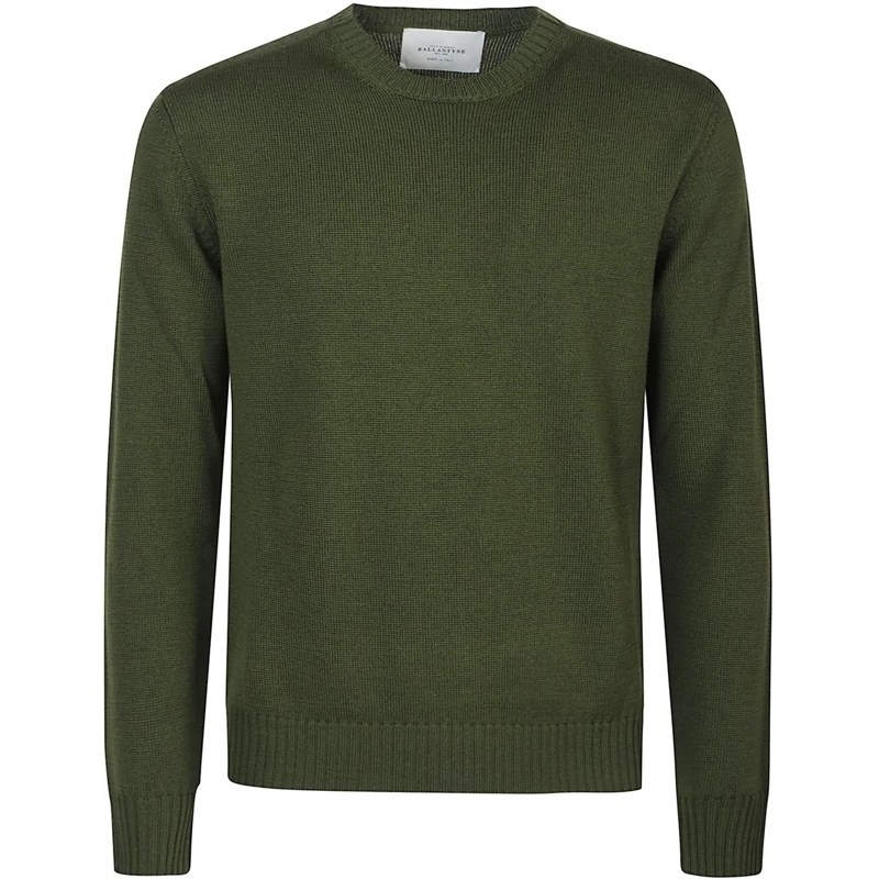 Ballantyne  Plain Sweater Green grün