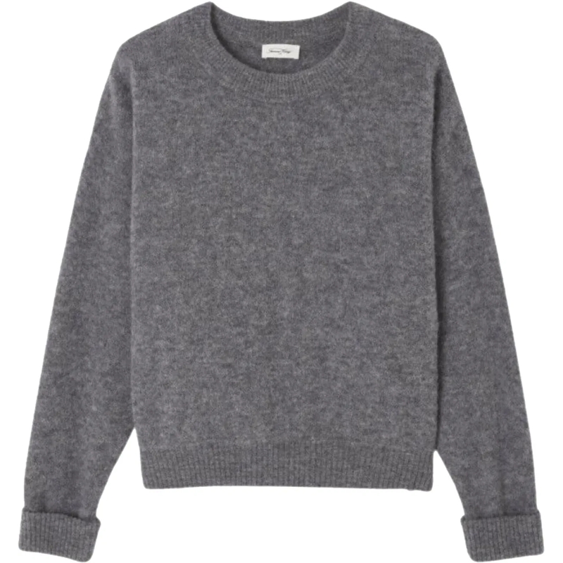 American Vintage  American Vintage Vito18eh25 Truien Donkergrijs Vit grau