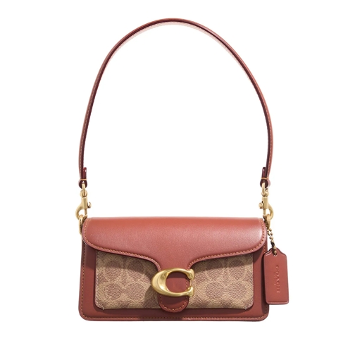 Coach Coated Canvas Signature Tabby Shoulder Bag 20 Refr Tan rust Sac à bandoulière