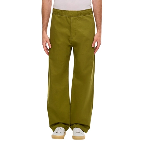 Moncler  Casual Relaxed Fit Straight Leg Trousers Green