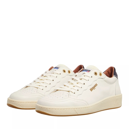 Blauer Olympia White Low-Top Sneaker