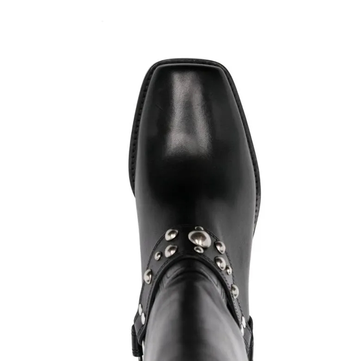 Isabel Marant Antya 45Mm Biker Boots Black Stiefel