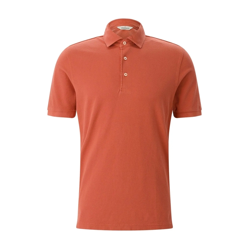 Gran Sasso Polo Poloshirt aus Baumwolle grün(Image 10)