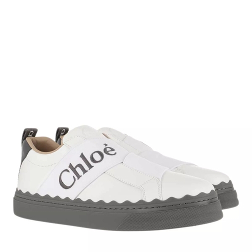 Chloé Sneaker With Strap Leather Burnt Grey Slip-On Sneaker