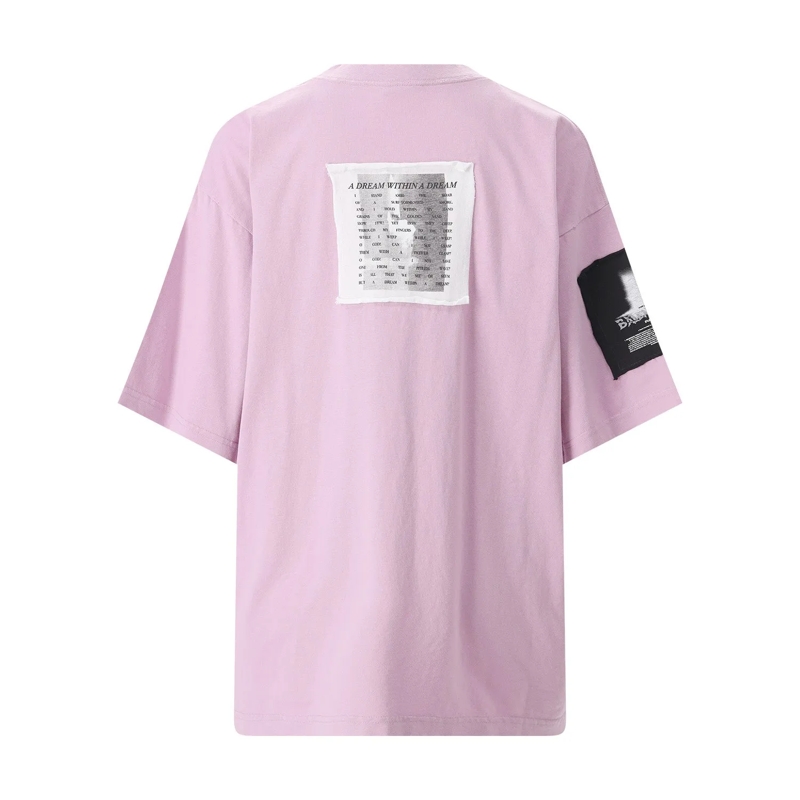 Balenciaga T-Shirt T-Shirt aus Baumwolle pink(Image 3)