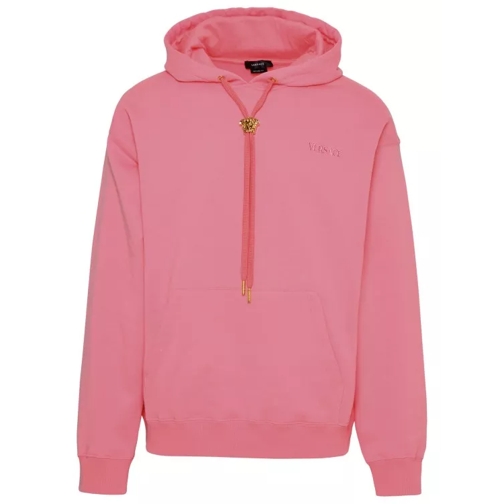 Versace Pink Cotton Sweatshirt Pink 