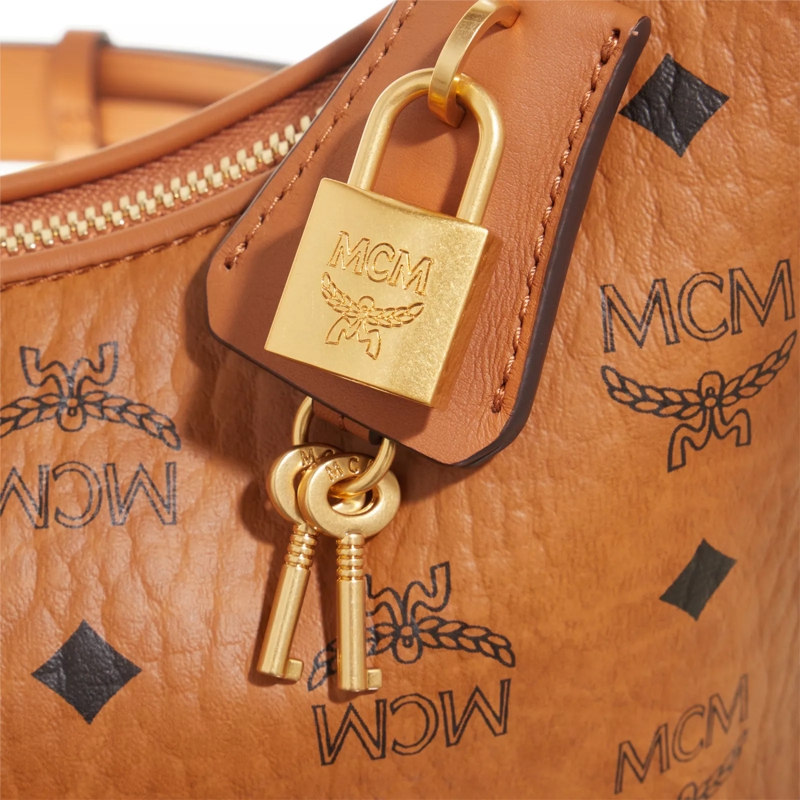 MCM Crossbody Bag Aren Hobo Cognac(Image 5)